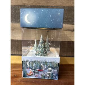 Marks & Spencer M&S The Magical Snowing Forest NO CHOCOLATE - Lights And Snowy